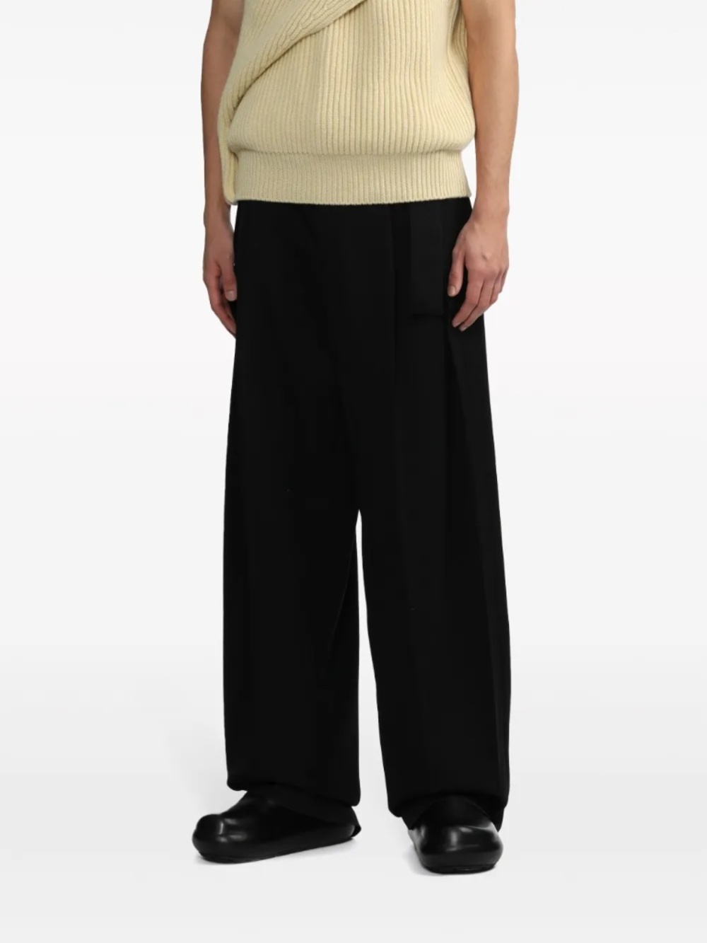 Jil Sander Straight-Leg Pleat-Detailed Belted Trousers - Size 48/US32